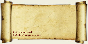 Isidora Damjanov vizit kartica